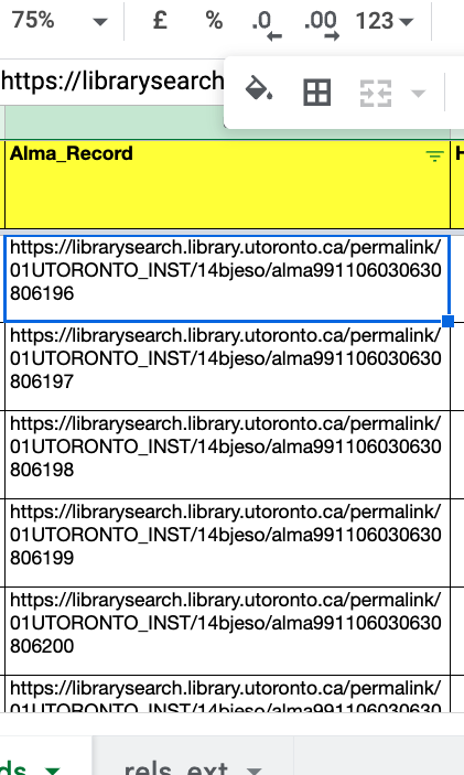 Google sheets - fill down